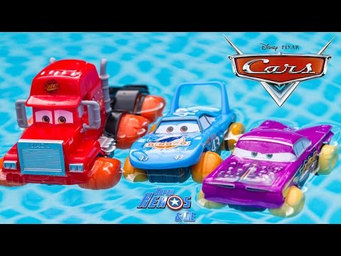 Disney Cars Hydro Wheels Mack Ramone Mr King Jouet Bain Toy Review Juguetes Video