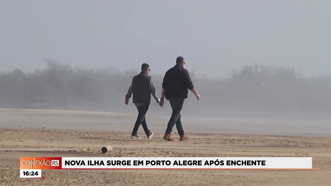 NOVA ILHA SURGE EM PORTO ALEGRE APÓS ENCHENTE | CONEXÃO RS