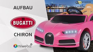 Bugatti Chiron Aufbau ⚡ | Kinder Elektroauto | Actionbikes Motors | Deutsch