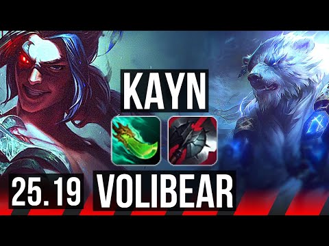 KAYN vs VOLIBEAR (TOP) | KR Master | 25.19