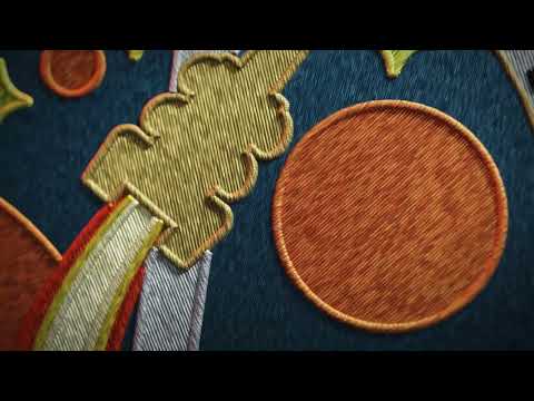 I created my own STARFIELD mission patch in BLENDER