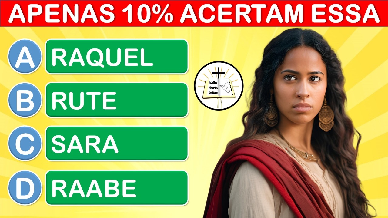 17 PERGUNTAS BÍBLICAS DE NÍVEL MÉDIO E DIFÍCIL - QUIZ BÍBLICO COM RESPOSTAS COMENTADAS