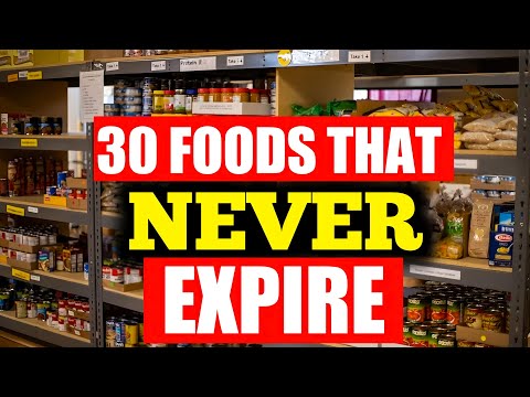 30 Foods To STOCKPILE That NEVER EXPIRE