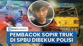 Pelaku Utama Pembacokan Sopir Truk di SPBU Palembang hingga Tewas Ditangkap, Ini Tampangnya