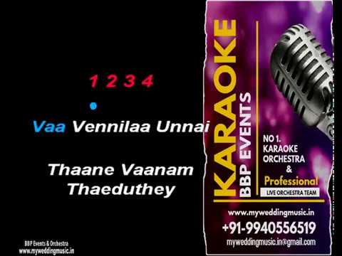 Vaa Vennila Unnai HQ Tamil Video Karaoke (BBP Karaoke)