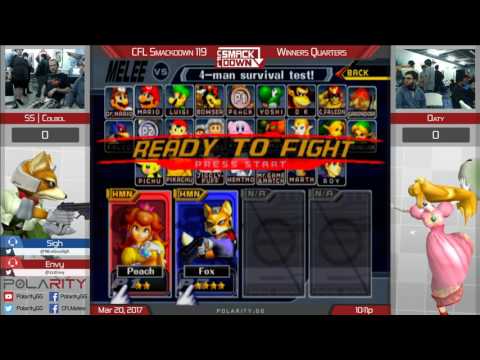 CFL Smackdown 119 Melee - SS Colbol (Fox) vs Oaty (Peach) - Winners Quarters