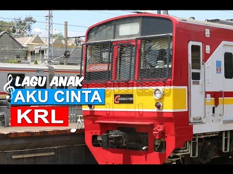 Lagu Kereta Indonesia : "Kereta Listrik Kita" (Aku Cinta KRL) #Video_Lirik