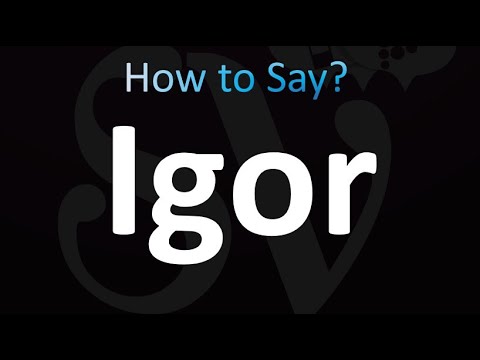 How to Pronounce Igor (Correctly!)
