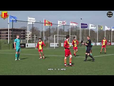 HSV Heiloo gelijk tegen Hoofddorp (31 maart 2025)