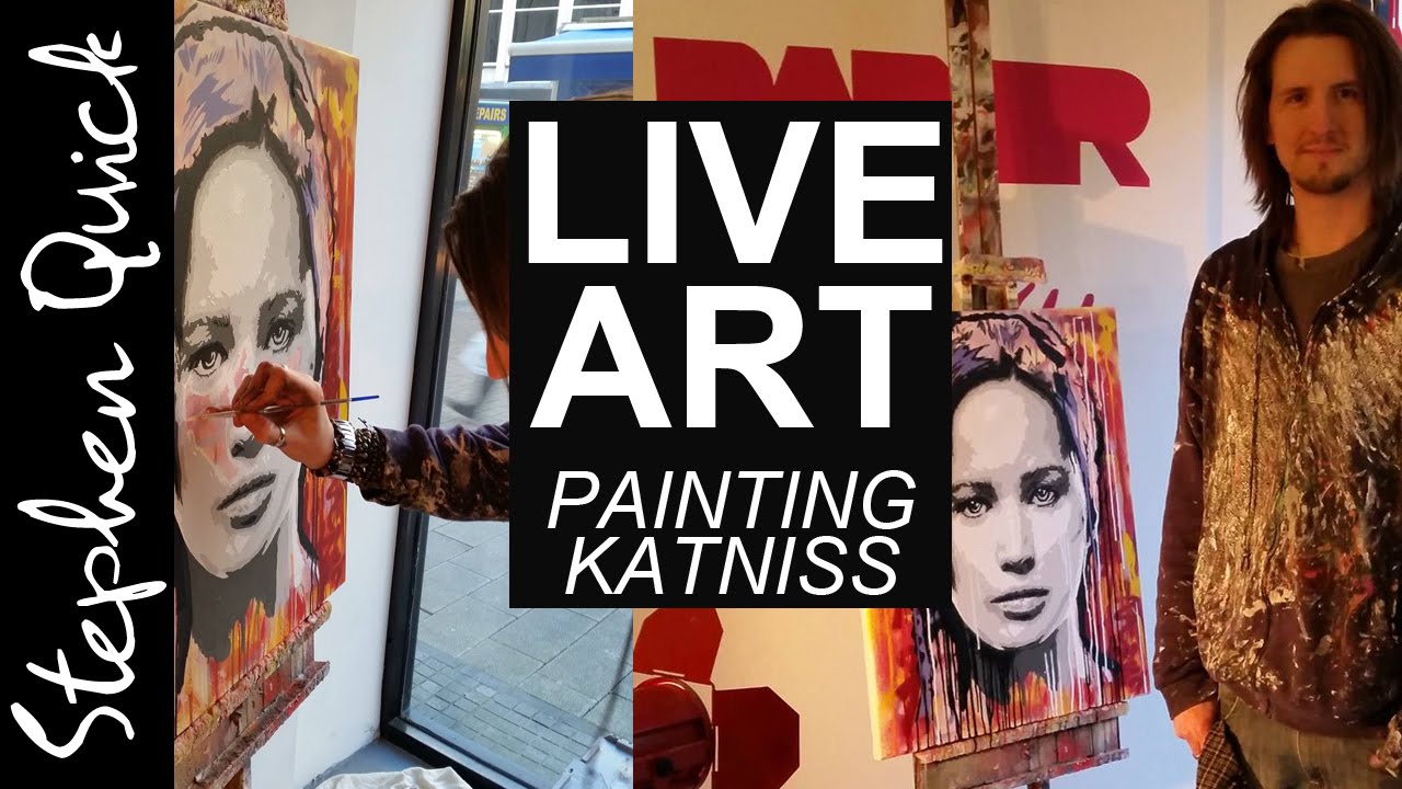 Live Painting 12 Live at Exhibition