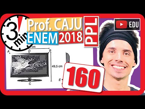 🏃ENEM 2018 PPL 👉 RAPIDINHA Questão 160 - Visão Espacial