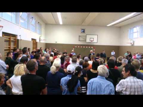 Rackwitz 28.8.2013 - Bürgerversammlung zur möglichen Unterkunft für Asylsuchende