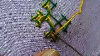 preview picture of video 'Kutch work or Kachchi Embroidery Tutorial  PART-2'