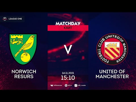 AFL21. England. League One. Day 18. Norwich Resurs - United of Manchester