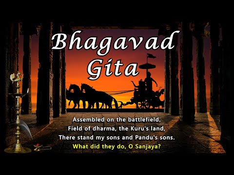 Complete Bhagavad Gita – Chanted in English Verse in Original Sanskrit Meter.
