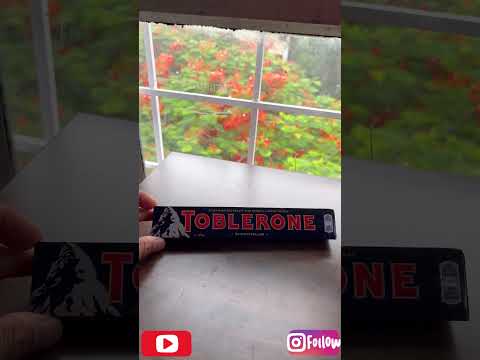 Toblerone Dark Chocolate review - Come check this out #trending #chocolate #shorts #trendingshorts