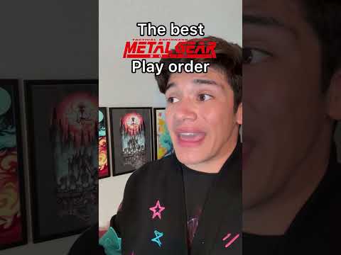 The Best Metal Gear Solid Play Order