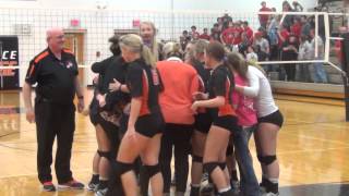 preview picture of video 'Falls City Tigers volleyball, sub-districts vs. Auburn'