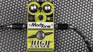 Video thumbnail for ModTone High Gainer Distortion Pedal by Modtone Effects