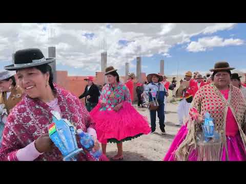 Santiago de machaca 2025 Recibimiento de la Banda Morenada Internacional