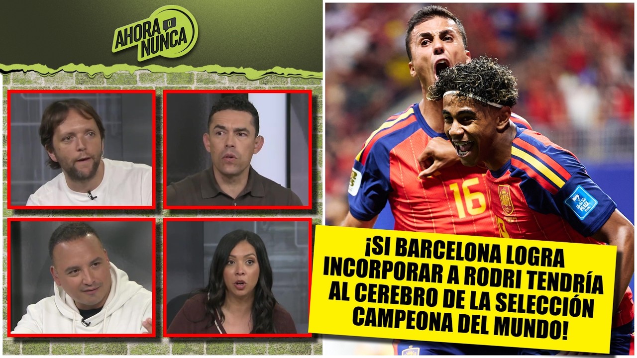 BARCELONA se dio el gusto de 'ROBARLE' el posible FICHAJE de RODRI al REAL MADRID | Ahora o Nunca