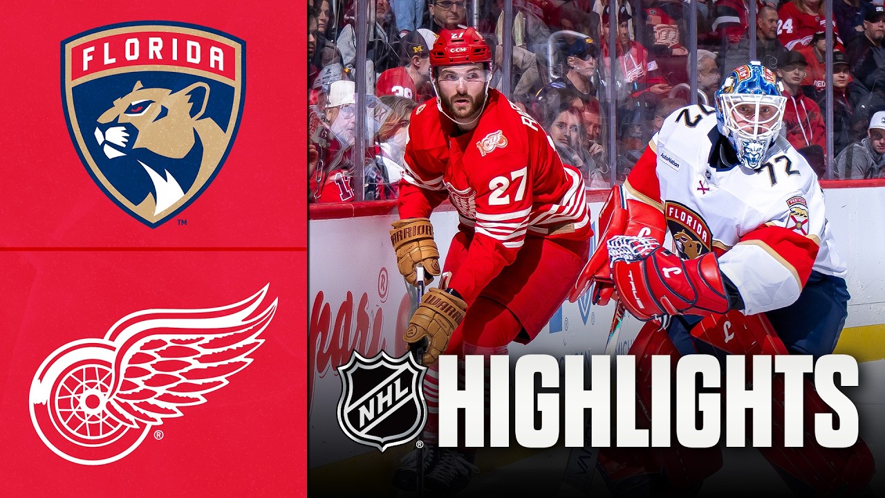 Panthers vs. Red Wings | NHL Highlights | March 06, 2026