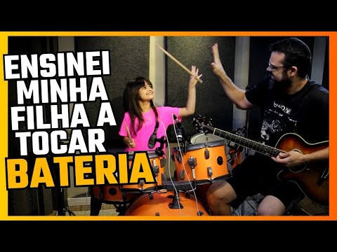 How to teach a child to play drums in 10 minutes?
