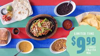 3 Course Fajitas - Fiesta Mas at On The Border