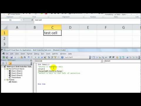 Excel VBA Tips n Tricks #2 Have Excel SELECT Specific Cell or Cell Relative to Selection