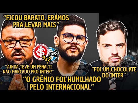 "Grêmio should have conceded 7 goals!" Grêmio fans surrendered to Inter and Pezzolano! Inter 4x2 ...