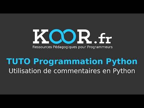TUTO Python Utilisation de commentaires en Python
