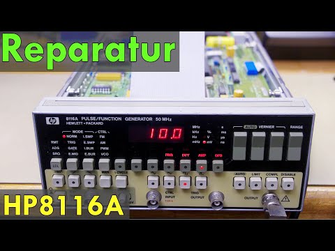 Reparatur: HP8116A Funktionsgenerator | Echt ätzend!
