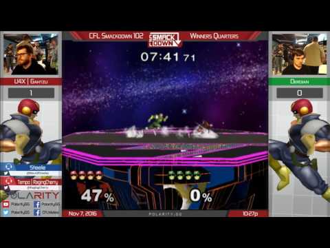 CFL Smackdown 102 Melee - U4X Gahtzu (Falcon) vs Derdian (Green) - Winners Quarters
