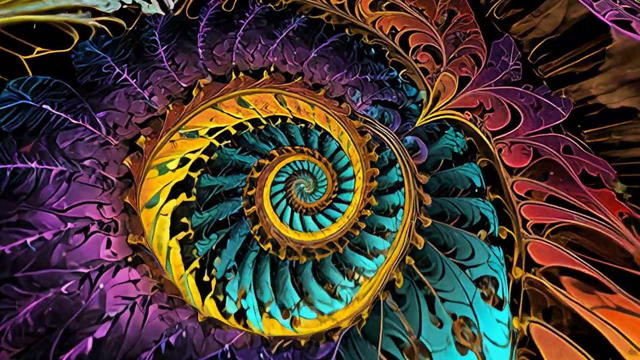 Ai Generated: Spiral Fractals