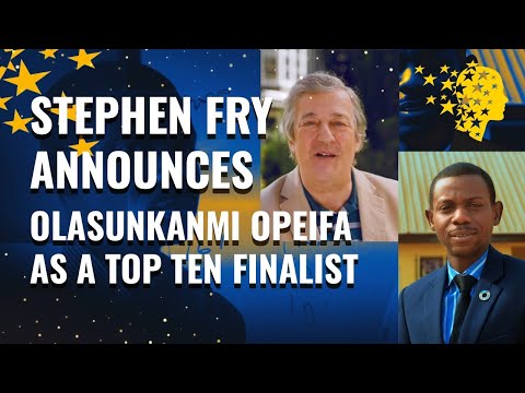 Stephen Fry Announces Olasunkanmi Opeifa As A Top 10 Finalist | Global Teacher Prize 2020