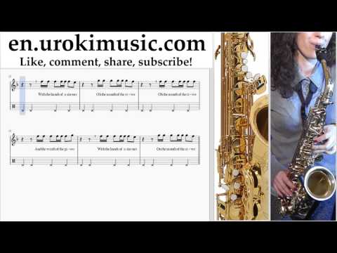 How to Play Saxophone (Alto) Imagine Dragons - Mouth Of The River Tabs Part#2 um-b352