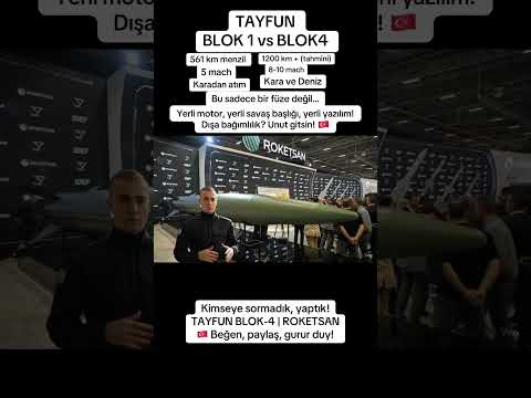 TAYFUN BLOCK 4 Unleashed Turkish Hypersonic Power #shorts