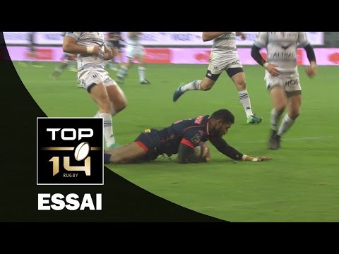 TOP 14 ‐ Essai Sisa WAQA (FCG) – Grenoble-Montpellier – J13 – Saison 2016/2017