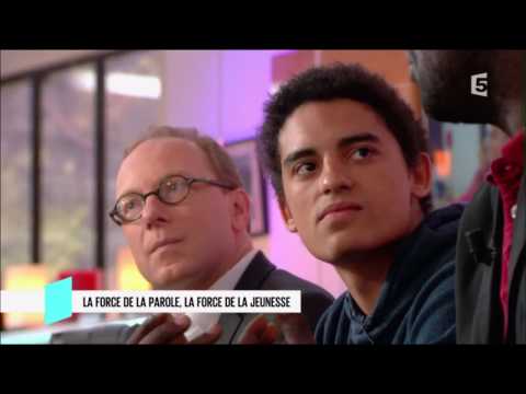 Bertrand Perier, EddyCmoa et Elhadj Touré pour le film "A voix haute" - C l'hebdo - 08/04/2017