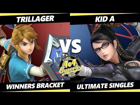 4o4 Smash Night 54 - Trillager (Link) Vs. Kid A (Bayonetta) SSBU Ultimate Tournament