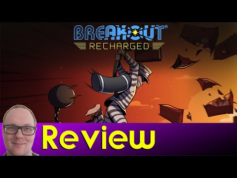 Breakout Recharged - Review | An Old Classic in Neon Synthwave Clothes - YouTube