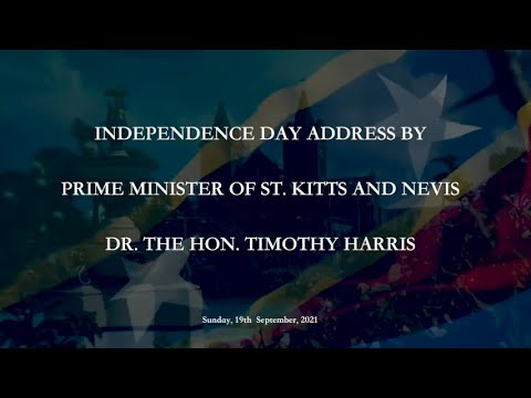 Independence 38 Address Dr. The Hon. Timothy Harris St. Kitts & Nevis September 19, 2021