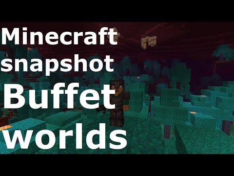 awuuwa - taking a look at new nether biomes in buffet worlds | minecraft snapshot review
