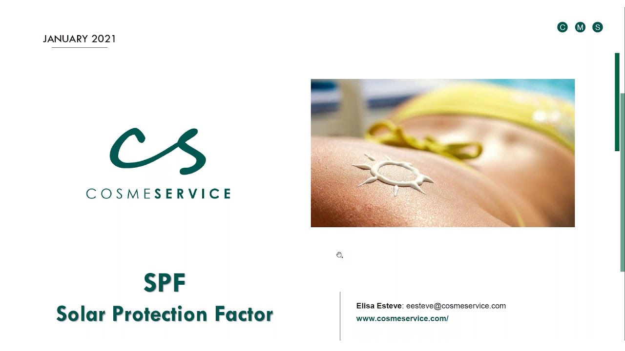 SUNSCREENS - All you need to know about SPF - COSMESERVICE