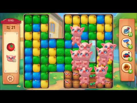 Farmscapes Level 1195 - NO BOOSTERS 🌻🚜🐔 | SKILLGAMING ✔️