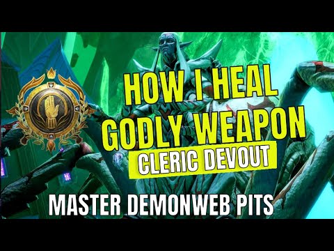 Neverwinter MOD26 - Cleric healer gameplay post cancel animation nerf - MDWP godly weapon