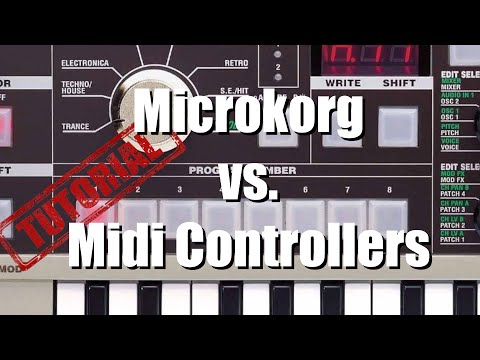 How To Control The Microkorg Using Midi Controllers??? (Tutorial)