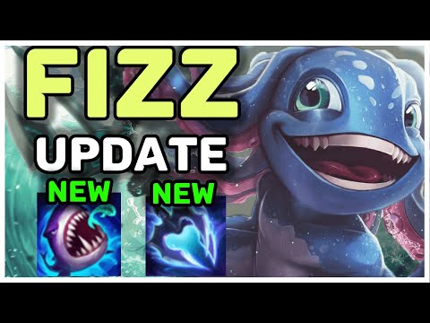 FIZZ REWORKED?! - FIZZ VISUAL UPDATE NEW W PASSIVE INDICATOR ULTIMATE CHANGES SKINS UPDATED