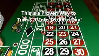 "Best Roulette System for Beginners! $20 Bankroll Beats the Casino!"