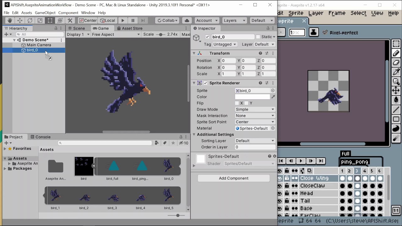Aseprite Animation Workflow Introduction